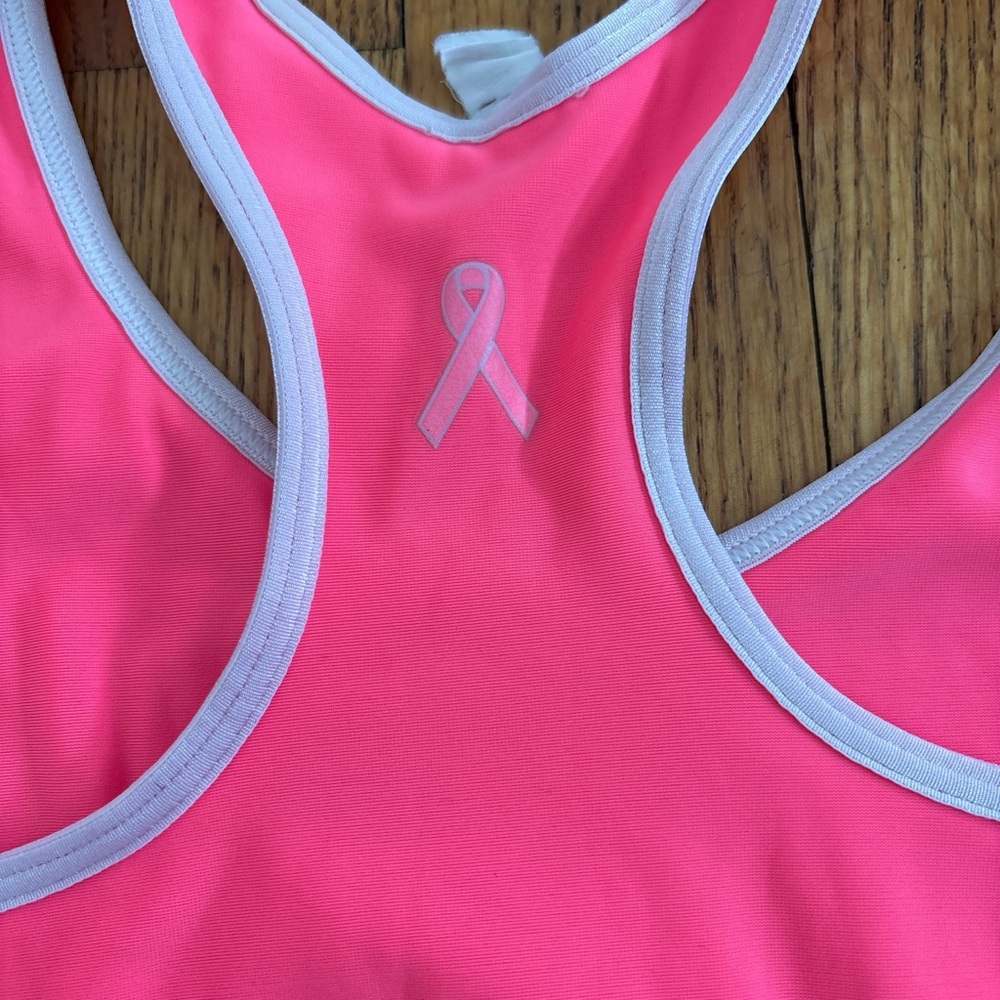Under Armour Pink Breast Cancer Sports Bra - Picture 4 of 5